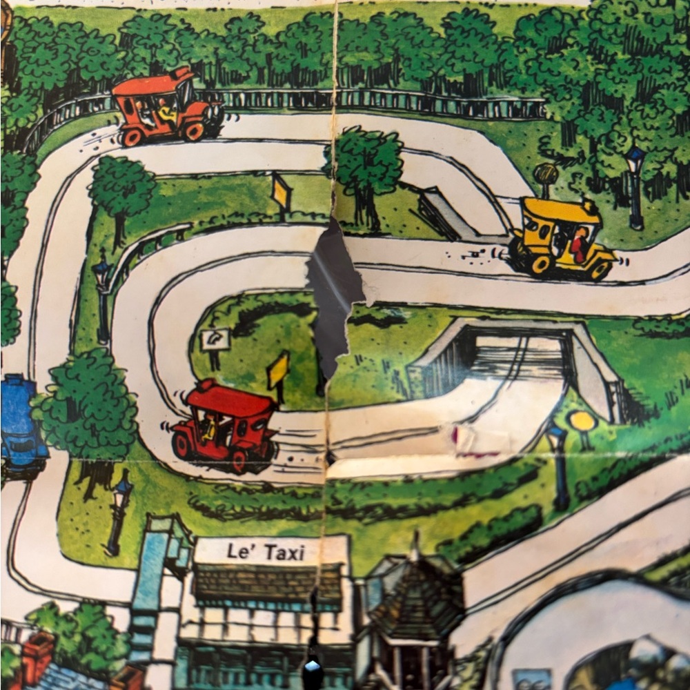 Original 1969 Astroworld Park Houston Map! - Picture 5 of 6